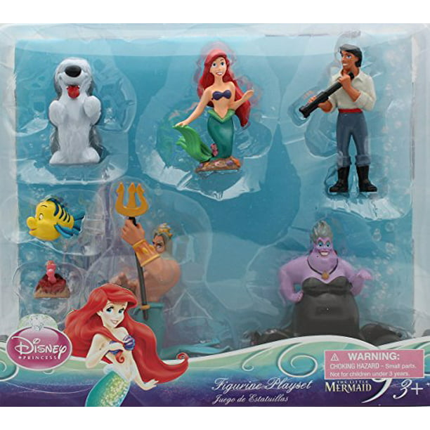 Disney Princess Comics Ariel's Treasure Trove Little Mermaid 30th Figure Set NEW